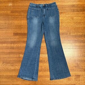 American‎ Rag High Rise Sailor Flare Jeans Women's Size 15/32 Denim Blue